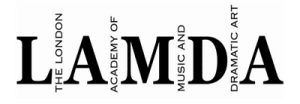 Logo for London Academy of Music and Dramatic arts